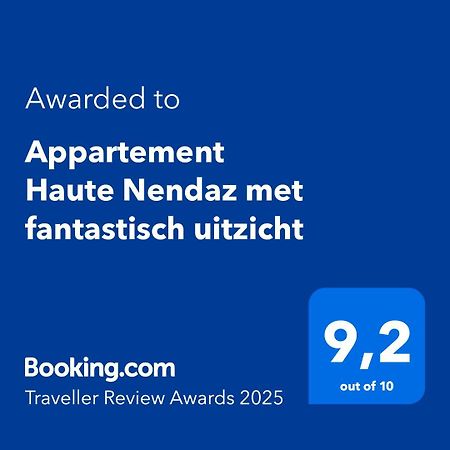 Appartement Haute Nendaz Met Fantastisch Uitzicht Εξωτερικό φωτογραφία